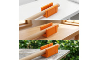 45-Degree Saw Guide with Anti-Slip Pad Compact Dowel Cutting Guide Straight-Cut Tool Versatile for Woodworkers, DIYers, Woodworking, Workshop