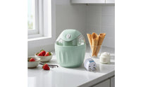 Compact Automatic Ice Cream Machine Space-Saving Sorbet Maker Versatile Appliance Quick Freeze for Children