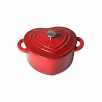 Enameled Cookware with Lid Enameled Cast Iron Casserole with Lid Heat-Retaining Dutch Oven for Couples, Home Cooks, Kitchen