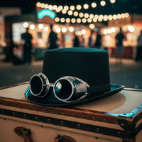 Eye-Catching Design Lens Gear Gear Top Hat Retro Aesthetic Headwear for All Genders for Party
