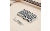 Six String Bass Bridge Separated Bass Bridge with Saddles Reliable Saddle for Luthier