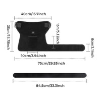 3 Heat Levels Red Light Treatment Hip Wrap Adjustable Strap Electric Heating Hip Brace Deep Penetrating Infrared Treatment Joint Support for Home