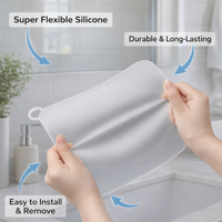 Silicone Floor Drain Cover for Sink, Toilet Drain Seal for Odor Control, Sewer Cover Plug for Homeowners Floor Drain