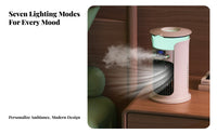 Cools & Humidifies Portable Air Cooler Quiet Operation Desktop Misting Fan Low Noise for Bedroom, Office, Dorm Room
