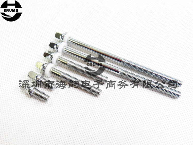 HY DRUMS Drum Tension Rods for Snare, Tom, and Bass Drums