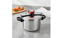 Burst-Resistant-Proof Pressure Cooker Time Saving Stainless Steel Pressure Cooker Locking Lid for Beginners