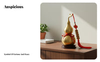 Wealth Gourd Brass Construction Fine Finish for Living Room