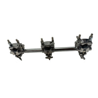 Drum Extension Bar with Clamps Adjustable Drum Hardware Extension Bar Space Efficient Percussion Accessory for Drummers, Home Studios