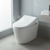 Instant Heating Smart Toilet Seat Warm Water Wash Bidet Toilet Seat Self-Cleaning Nozzle Touchless Hygiene