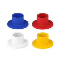 4 Pieces Flat Base Rubber Golf Tee Mounting Holes Park Golf Tee Holder