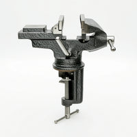 Secure Bench Vise Compact Tabletop Vise Stable Small Parts Holding Tool Universal for Hobbyists, Workshop, Drilling
