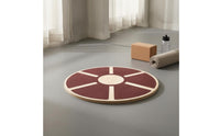 PP Bottom Round Wooden Balance Board Rounded Base Round Wobble Board High Load Capacity