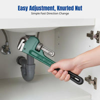 Multi-Functional Wrench, Heavy Duty Large Jaw Pliers, Auto-Locking Plumbing Pliers for Installation and Removal