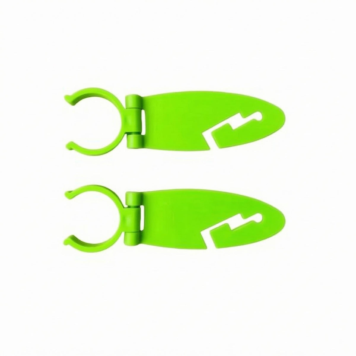 2 Pieces Plastic SUP Fastening Clip Curved Hook Paddle Board Clip Slotted Cutout Paddle Board Clamp Tooltool-Less Installation