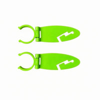 2 Pieces Plastic SUP Fastening Clip Curved Hook Paddle Board Clip Slotted Cutout Paddle Board Clamp Tooltool-Less Installation