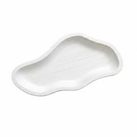 Wooden Kneading Bowl Raised Edges Tableware Lightweight for Serving