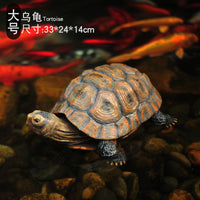 仿真动物乌龟树脂摆件户外花园别墅庭院水池鱼缸装饰布置造景模型