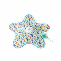 Interactive Hide and Seek Feline Toy Mental Stimulation Feline Toy Soft Foldable Design for Cats