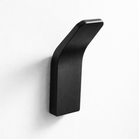 Bedroom Hat Hook and Kitchen for Homeowners, Rustproof Wall Mounted Coat Made of Aluminum, No-Drill Robe with Adhesive Installation