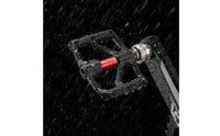 Three-Bearing Folding Bike Pedals with Reflectors Anti-Slip Pedals with Reflectors Aluminum Alloy Folding Cycle Pedal Portable for Commuters, Cyclists, Night Riding