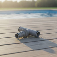 Pool Hose Connector with Sealing Rings Leak-Proof Pool Hose Connector T-Joint Compatible Universal