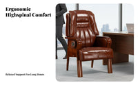 Reclining Computer Chair Managerial decompresssign rotating Seat Highspine-supporting Ergonomic Support for Professionals