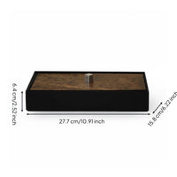 Decorative Storage Box Luxury Appearance & Band Storage Box Modern Style Display Case for Bedroom, Closet, Hotel Room