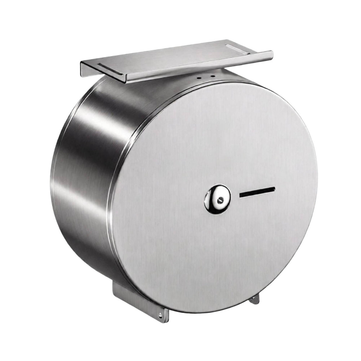 Center-Pull Toilet Paper DispenserSheet-per-Usagea-Wall-Mounted-Mounted Toilet Paper Dispenser Stainless Steel Holder for Restrooms, Guest Bathrooms