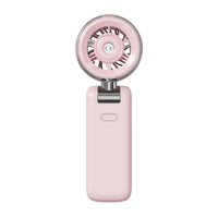 Rechargeable 5-Speed Spray Fan Cordless Handheld Misting Fan Compact Mini for Travelers