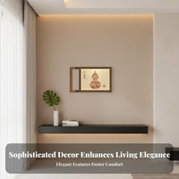 Punch-No-Drill Installation Electric Meter Box Decorative Painting Easy Entry Design Electric Meter Box Cover Long-Lasting Construction Chinese Design Gourd Wall Art Dust & Moisture Protection for Homeowners, Interior Designers, Entryway, Hallway, Kitchen