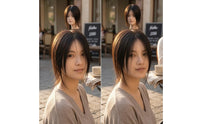 Natural-Looking Human Hair Crown Topper Concealed Base Clip-in Hair Topper Fuller Appearance Crown Hairpiece Lightweight