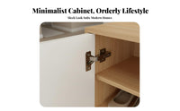 Space-Saving Corner Shoe Cabinet Easy Assembly Narrow Shoe Cabinet Stable Structure Household Furniture Sturdy Construction for Apartment Dwellers, Homeowners, Families, Small Areas, Hallway, Living Room, Bedroom