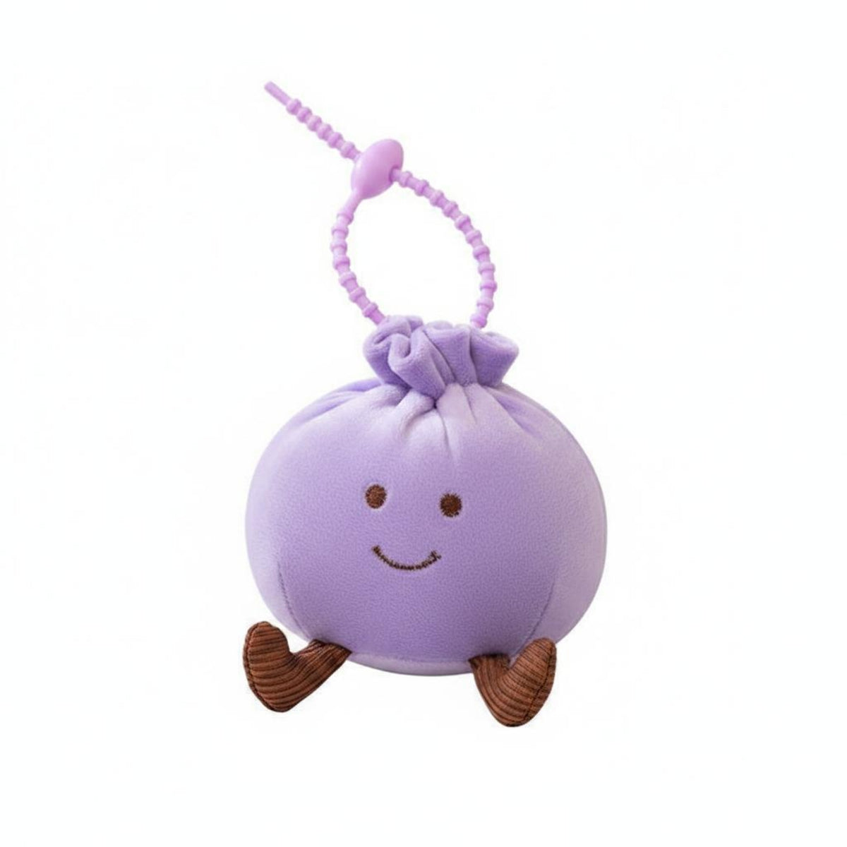 Cute Bun Soft Toy Keychain Soft Dumpling Soft Toy Keychain Lightweight Accessory Long-Lasting for Best Friends