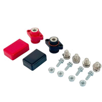 Battery Terminal Post Copper Terminal Post with Cover Connector Insulated Hardware Threaded for Electricians