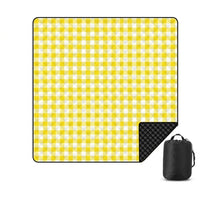 Picnic Blanket and Waterproof Mat for Family Picnic, Machine Washable Camping Mat with Carry Bag, Anti-Tear Beach Blanket, Outdoor Activities