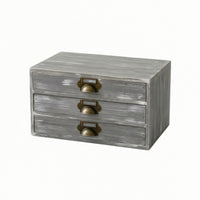 Wooden Tabletop Organizer with Drawers Rustic Tabletop Chest of Drawers Desktop Cabinet Vintage Drawer Organizer Farmhouse