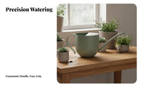 Long Spout Watering Can Rust-Resistant Stainless Steel Watering Can House Plant Waterer Long-Lasting Gardening Supplies