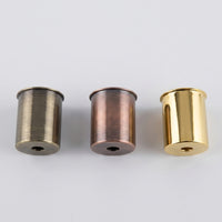 Table Lamp and Wall Light Metal Lamp Cup with E27 Lamp Holder, Heat Resistant Screw Bulb Holder for Pendant Light, Anti-Rust E14 Lamp Base
