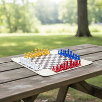 4 Player Chess Set Multiplayer Four Player Chess Set Beginner-Friendly Chessboard for Groups, Families