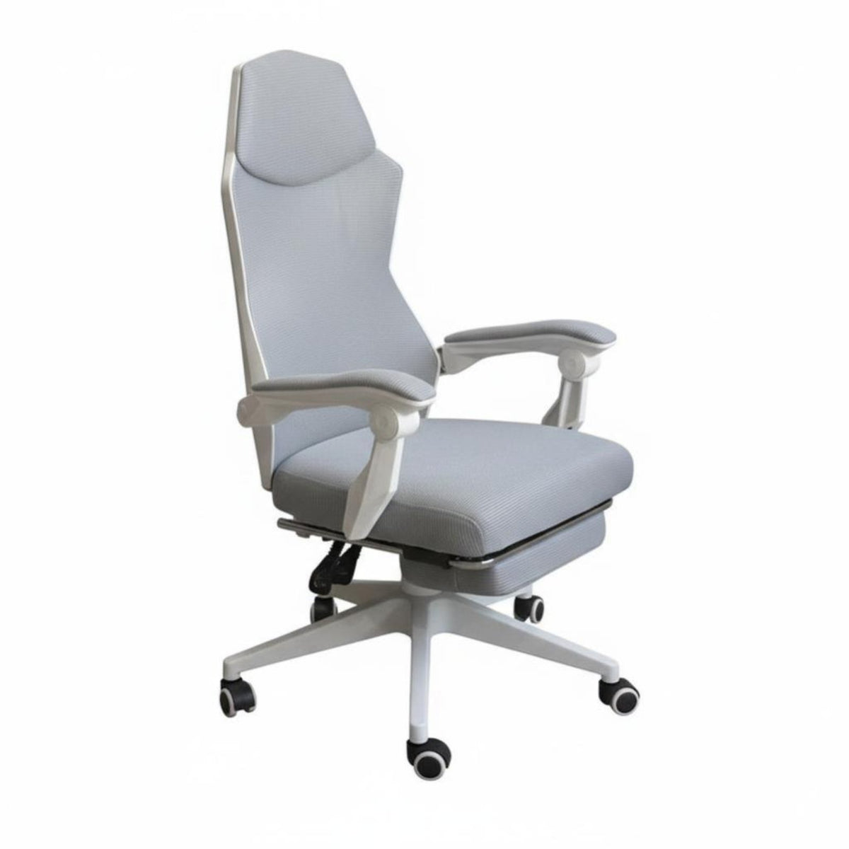 Ergonomic Design High-Back Reclining Chair with Footrest 360° Swivel Reclining Task Chair with Footrest Adjustable Support Office Furniture Reclines up to 165 Degrees for Work-from-Home Workers, Students, Gamers, Restping, Gaming, Studying, Workplace