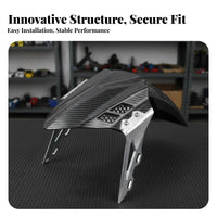 Motorcycle Front Mudguard Sporty Design Universal Motorcycle Mudguard Scooter Front Mudguard Paintable Aluminum Alloy Mud Guard