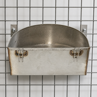 Stainless Steel Pet Water Bowl for Large Dogs, Elevated Anti-Spill Hanging Feeder