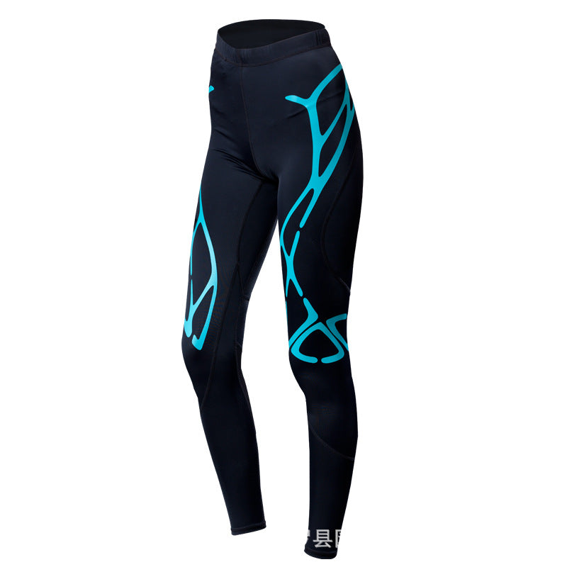 Women's Black Compression Yoga Leggings - Slimming, Stretchy Workout & Running Pants