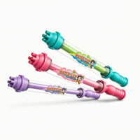 3 Pieces Water toy with Rotatable Nozzle 2-in-1 Pump Action Water Squirter Transparent Toy for Backyard Games, Seaside Fun