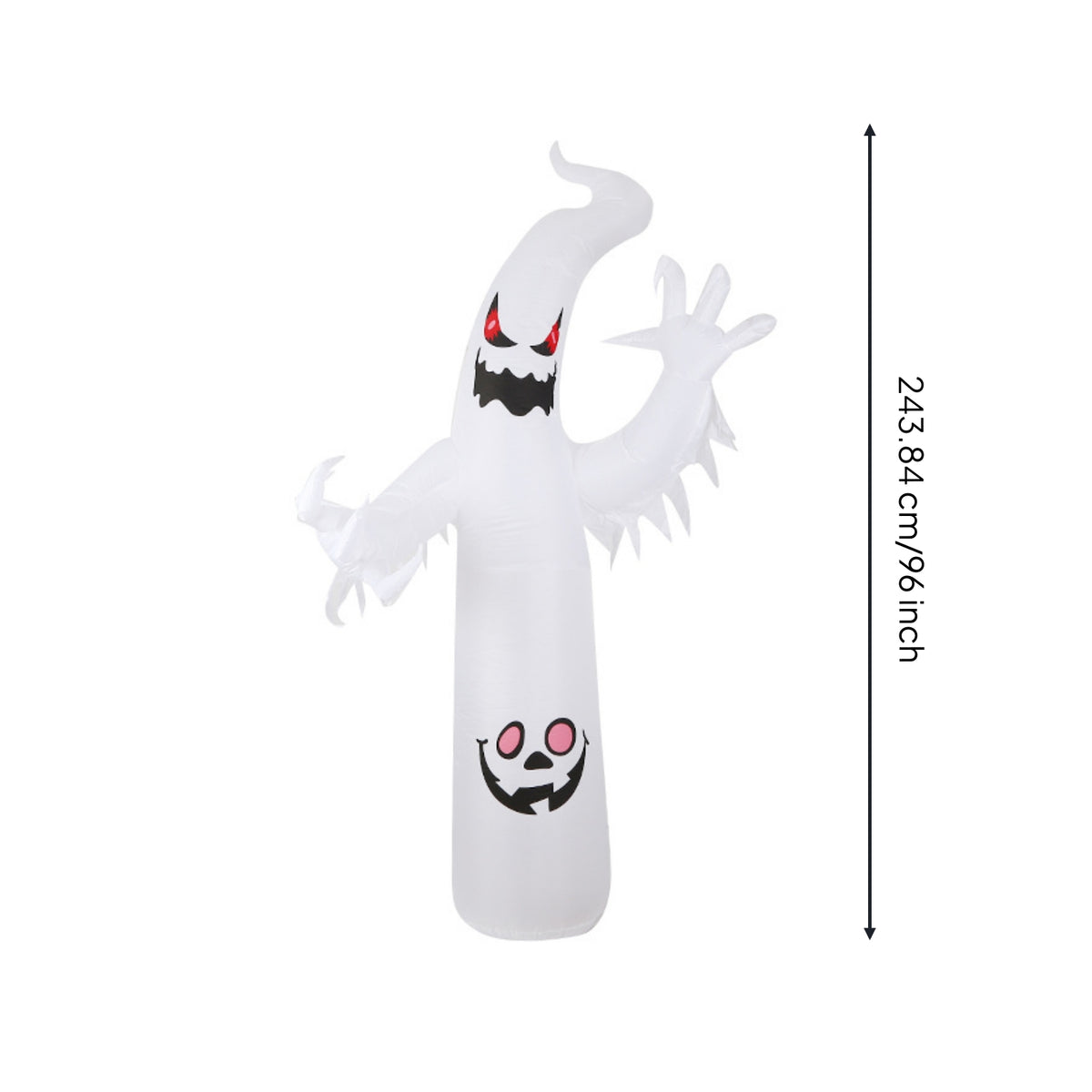 Inflatable Specter Scary Specter Inflatable Spooky Halloween Decoration for Storefront