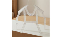 Clear Adjustable Garment Display Hanger Convertible Poseable Clothing Hanger for Photographers