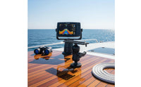360-Degree Rotation Marine Detector Mount Heavy Duty Marine Detector Bracket Mount Bracket AMPS Hole Pattern for Anglers, Boaters