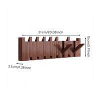 Piano Key Coat Rack Smooth Edge Piano Themed Wall Hooks Sturdy Home Storage for Behind Door