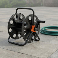Lightweight Hose Reel Weather-Resistant Manual Crank Water Pipe Winder Detachable for Gardeners, Car Washers, Yard, Patio