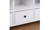 Dollhouse TV Cabinet Fine Details 1:12 Size Media Console Functional Design Miniature TV Cabinet for Collectors, Dioramas